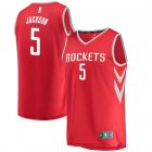 Camiseta Aaron Jackson 5 Houston Rockets Icon Edition Rojo Hombre